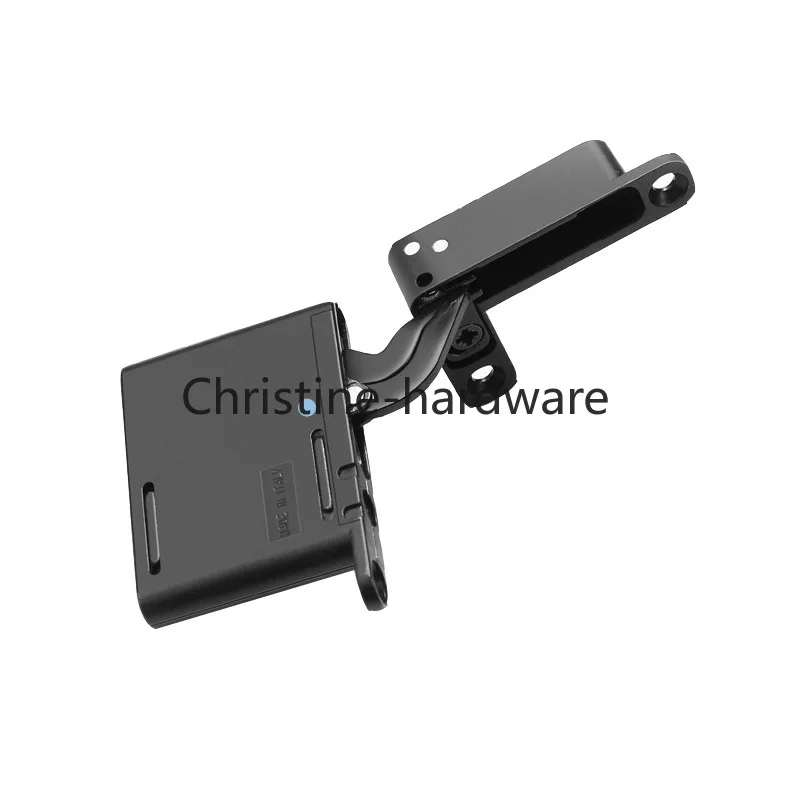 40KG Cabinet Hydraulic Damping Buffering Hinge Aluminum Frame Glass Door Hinge Hidden Cabinet Door Heavy Duty Hinge