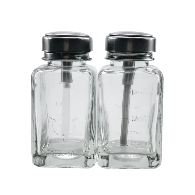 A05G-Push Down Насос Диспенсер Прозрачный насос Диспенсер Бутылка Диспенсер для спирта Push Down Диспенсер для ацетона