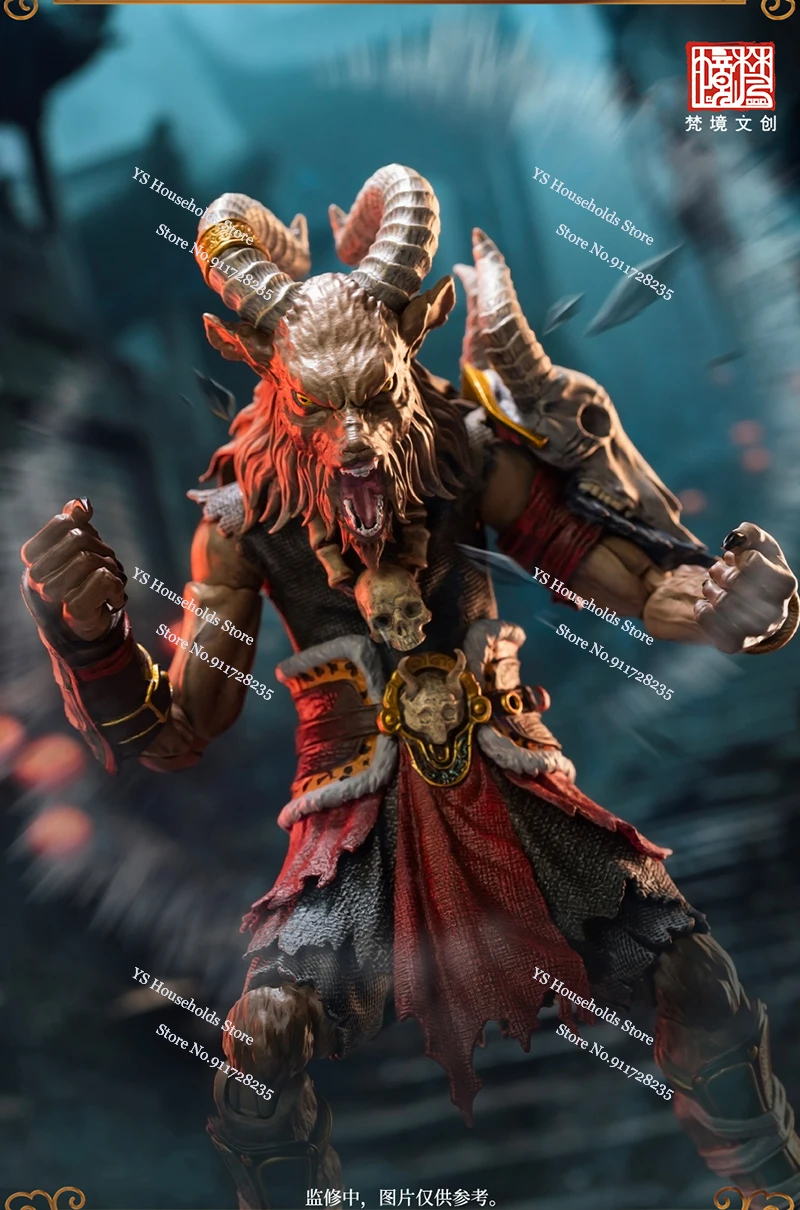Fancy Realm Speelgoed FJ-1A03 1/12 Collectible Yang Xian Action Figure Chinense Legend of Deification Geit Hoofd 6 "Soldaat Model