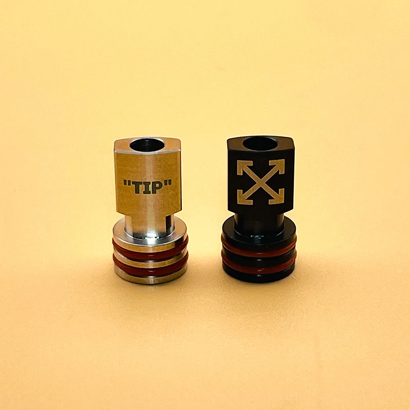 DSX Square OFF Tip Stainless Steel Small Caliber Mouthpiece 510 MTL Drip Tip For Billet BB Box Mod RTA Atomizer Vape Accessorie