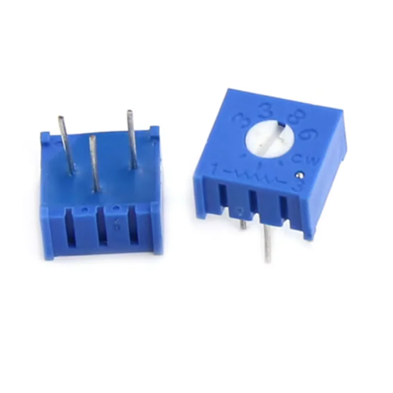 10 Buah 3386P 3386 100 200 500 Ohm 1K 2K 5K 10K 20K 50K 100K 200K 500K 1M Ohm 100R 200R 500R Potensiometer Pemangkas Trimpot