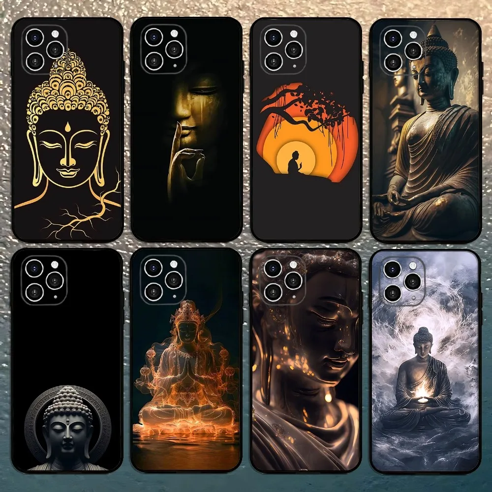 Lord Buddha Phone Case For Iphone 16 15 11 13 14 Pro Max 7 8 Plus X Xr Xs Max 12mini Cover Case