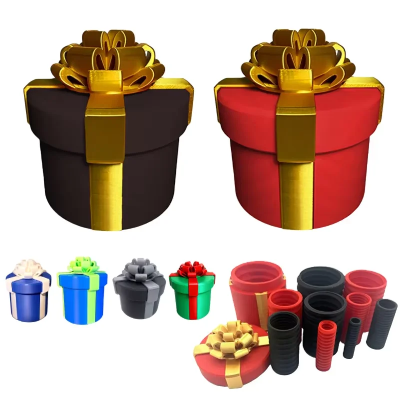 Boîte cadeau à vis imbriquées amusante, boîtes cadeaux de Noël, sacs cadeaux standard pour argent, étui cadeau de farce, boîte à énigmes pour argent