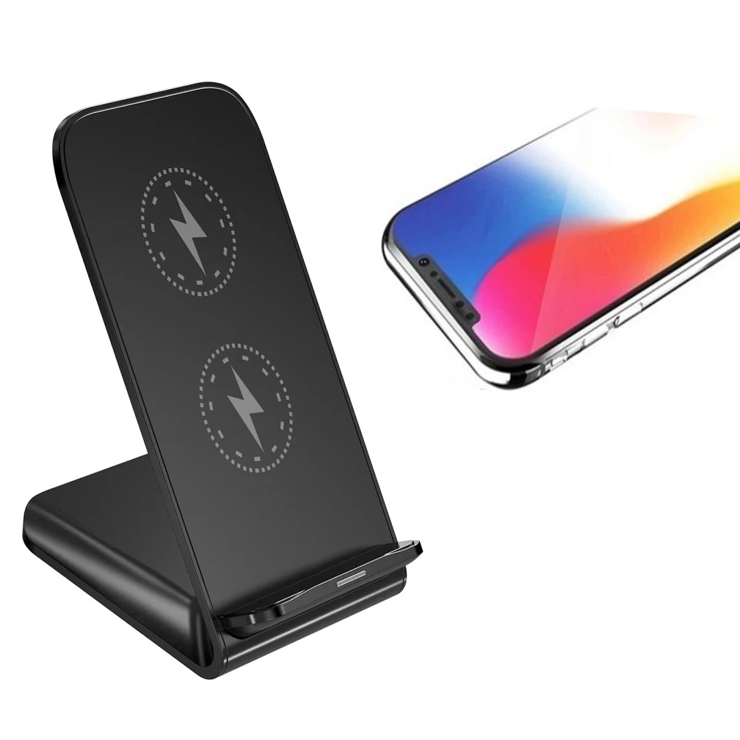 Cargador inalámbrico rápido para Samsung S22 S21, soporte de carga rápida para iPhone 14, 13, 12, 11 Pro Max, XS, XR, X,