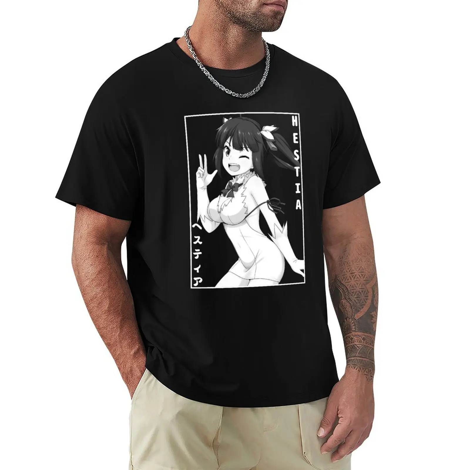 Hestia ヘスティア Is It Wrong To Pick Up A Girl In A Dungeon T-Shirt Festival Short Sleeve T-Shirt