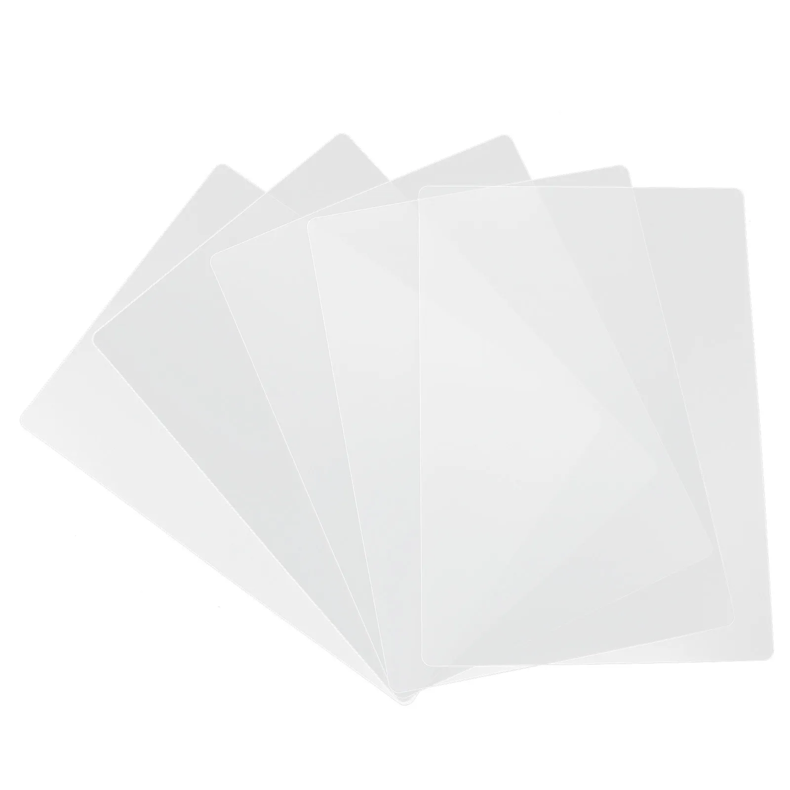 

5 Pcs Clear Writing Board Exam Pads Multi-use Desk Office Supplies Multi-function
