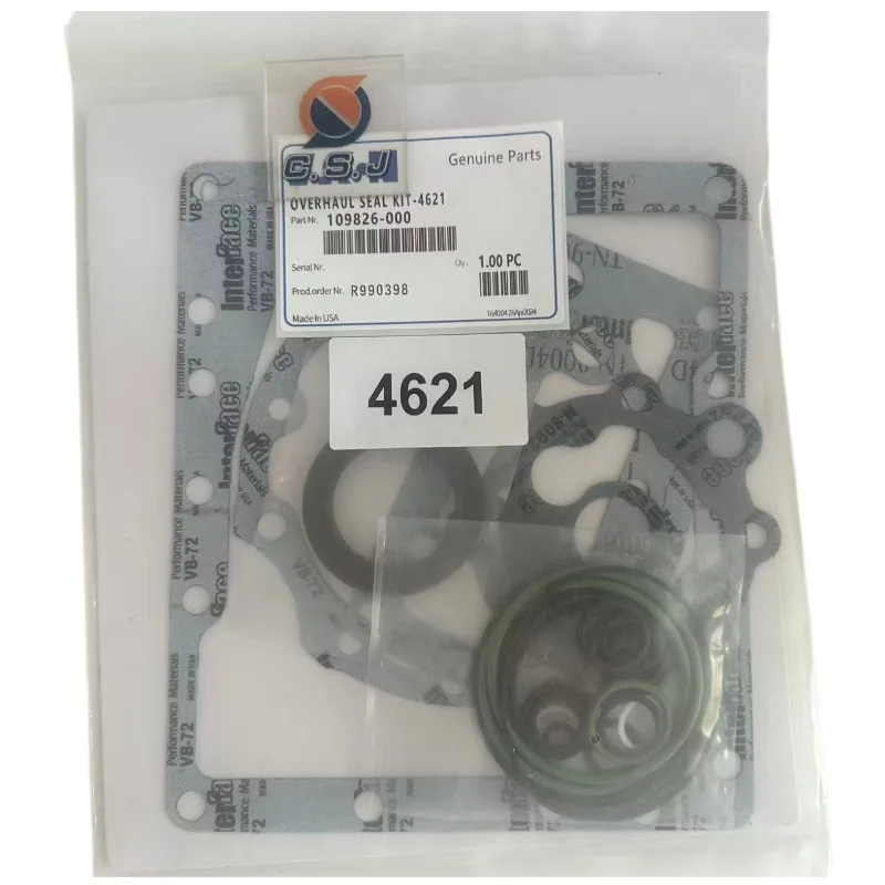 Excavator 109826-000 109826000 Overhaul Seal Kit 4621 46-21 For Eaton Series 46 Piston Pumps