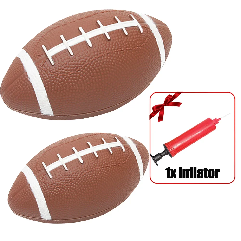 Tieners Rugby Bal American Football Anti Slip Kind Speelgoed Voetballen Met Inflator Kleine Rugbybal Voor Kinderen Studenten