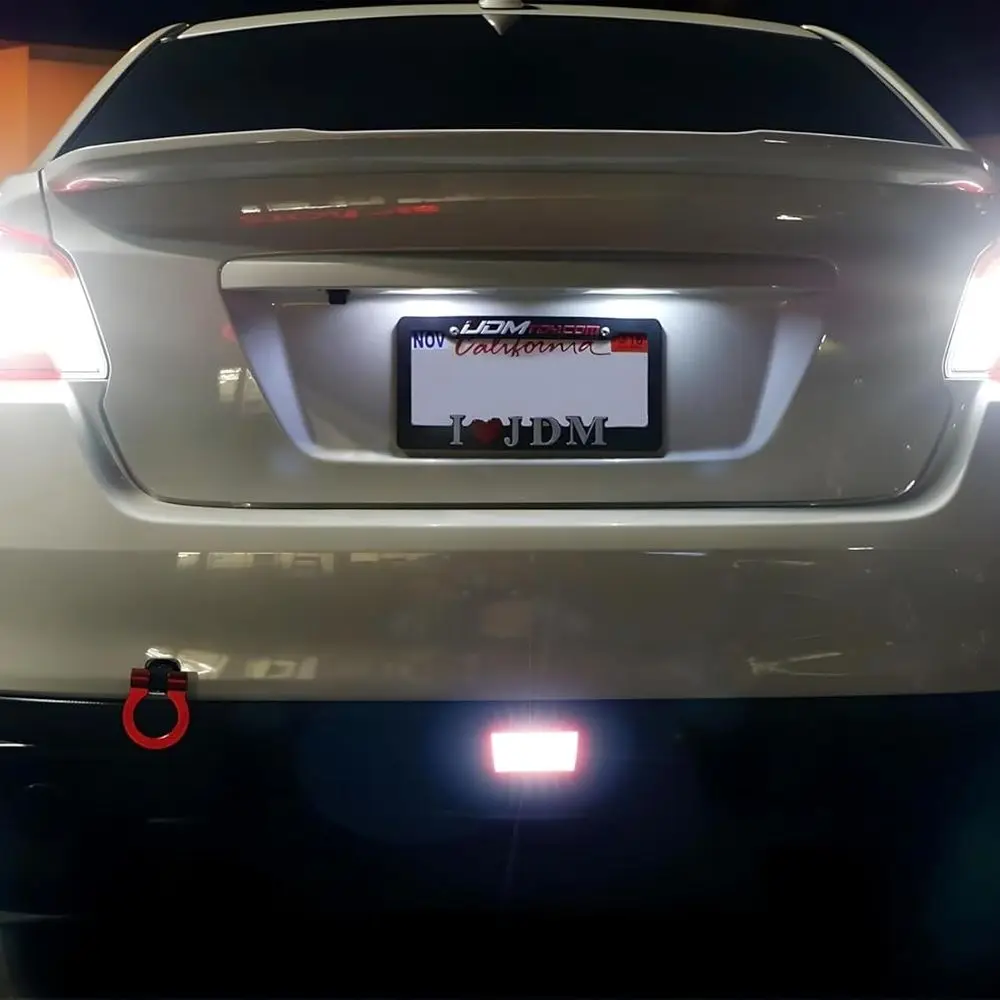 طقم إضاءة الضباب الخلفي 3 في 1 LED لسوبارو امبريزا WRX/STI & Crosstrek، أضواء الذيل/الفرامل/الخلفية، مع الأسلاك والأقواس #6