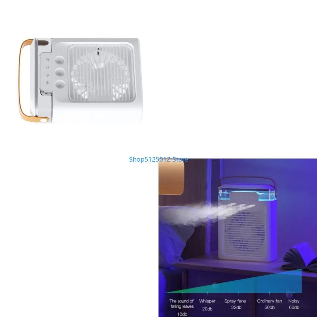 

G8TC Многофункциональный вентилятор воздушного охлаждения Небольшой настольный кондиционер с 3 скоростями, подходящий для в или