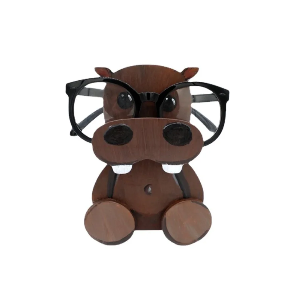 

Creative Animal Glasses Display Wooden Storage Ornaments Sunglasses Wooden Stand Home Office Display Rack