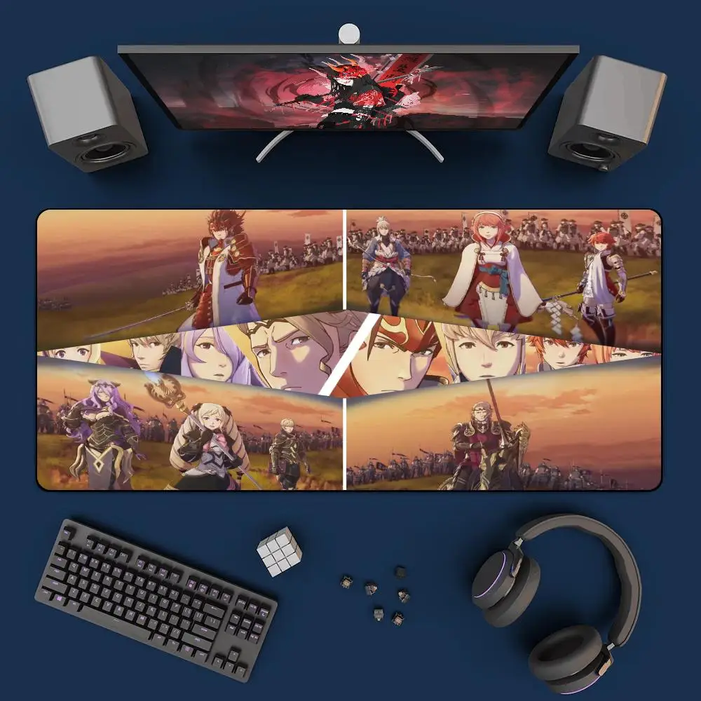 

Pc Accessories Fires EmblemeseS Xxl Gaming Mouse Pad Kawaii Mousepad Rgb Desk Protector Keyboard Mat Deskmat Mats Anime Mouse