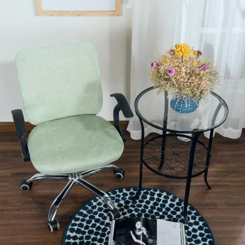 Housse de chaise de salle à manger extensible pour tabouret de chaise rond/carré de 38 à 52 cm de diamètre-