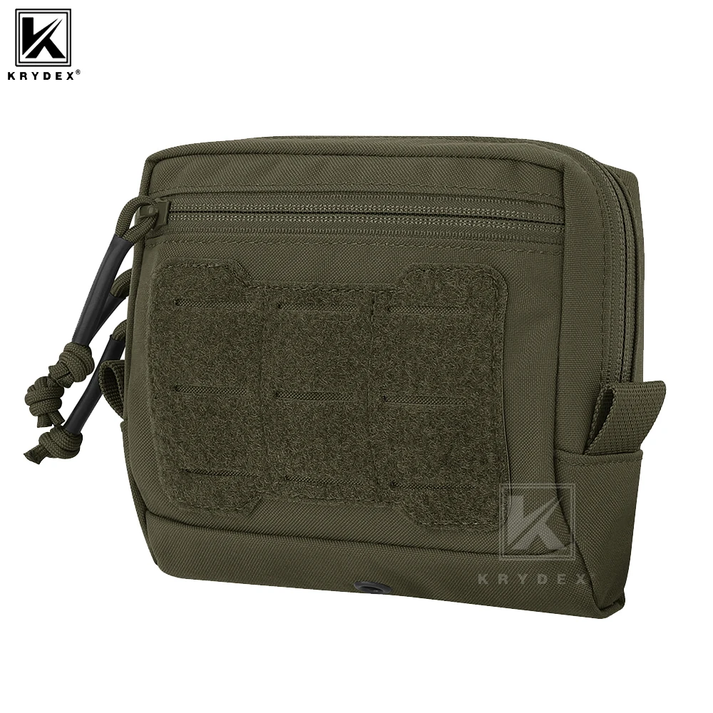 

Тактическая подсумковая сумка KRYDEX GP, универсальная сумка EDC MOLLE для хранения, подсумок общего назначения для нагрудного жилета, тактического ремня, рюкзака