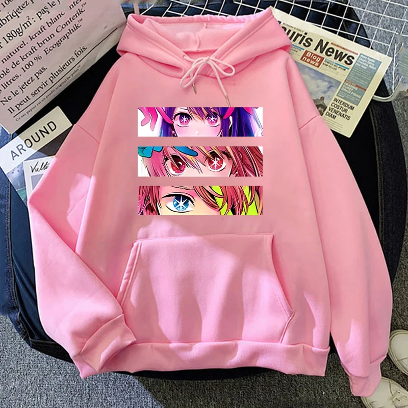 

Funny Anime Eyes Printing Hoodies Fashion Women Men Autumn Winter Sweatshirt Ladies Streetwear Pullover