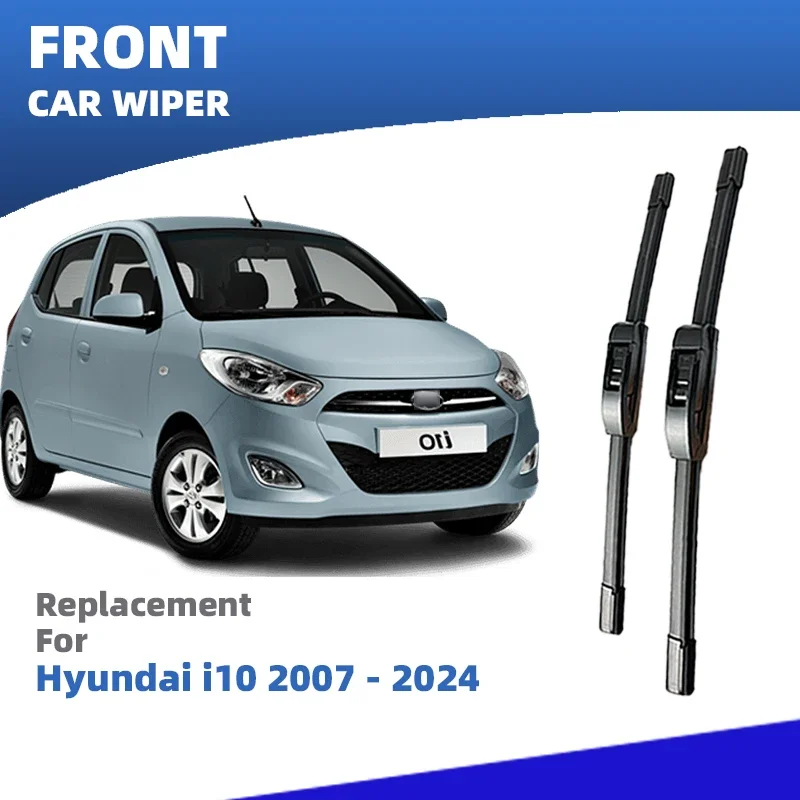 

LHD Front Windshield Wiper Blades For Hyundai i10 / Grand i10 MK1 MK2 MK3 PA IA BA AC3 AI3 2007 - 2024 Windscreen Accessories