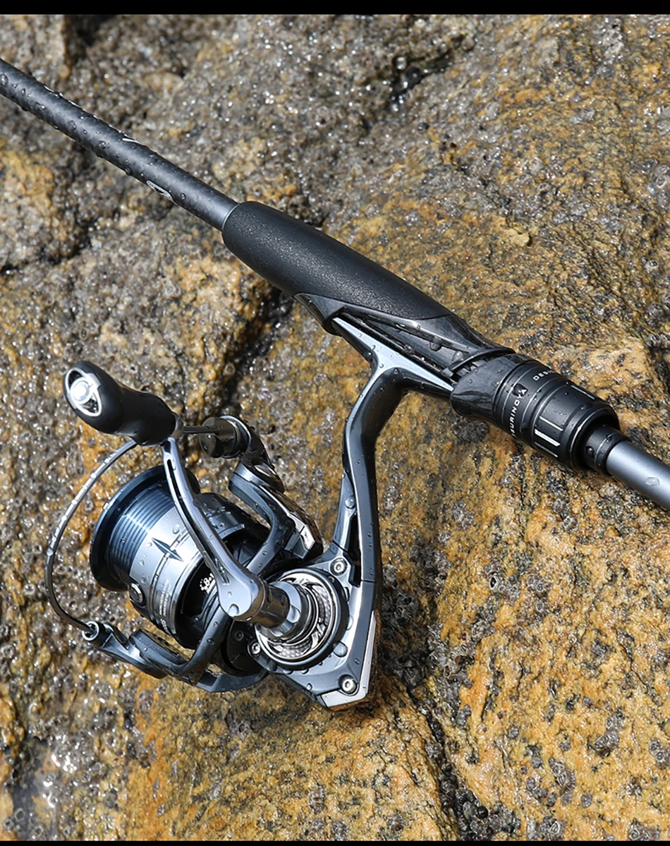 TSURINOYA Spinnrolle VIRENT 1000S C2000S 2500S 3000 Sanftes, weites Wurfverhältnis 5.2:1 Vielseitige Süßwasser-Barsch- und Forellenrolle – Detail 17