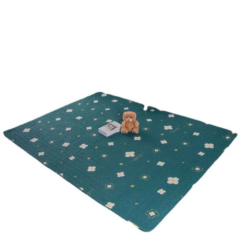 Pure Cotton Quilted Floor Mats Children\'s Playpen Mats Children Cartoon Crawling Mats Bedroom Tent Carpet Tatami Mats