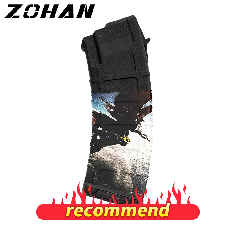 ZOHAN Gunskins Gear Waterproof Gun Skins vinyl Stickers for AR-15 Mags skin Guns Mag Skin Hunting Camo military accesory