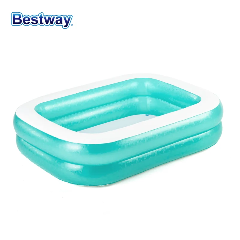 Bestway-Inflável clara piscina familiar, diversão familiar calorosa, pátio, festas aquáticas, 54005, 1pc