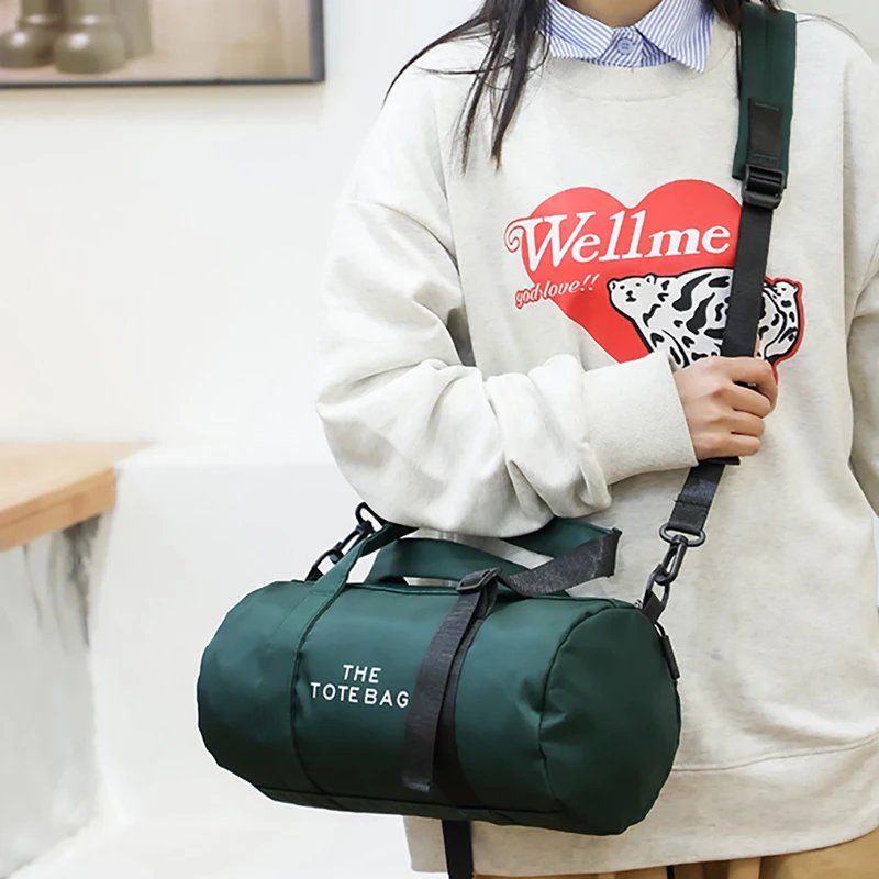 Bolsa Duffle Cross de Ombro Pequeno para Mulheres, Tote para Ginásio, Fitness, Yoga, Esportes, Bagagem de Viagem, Weekender Fashion Handbag,