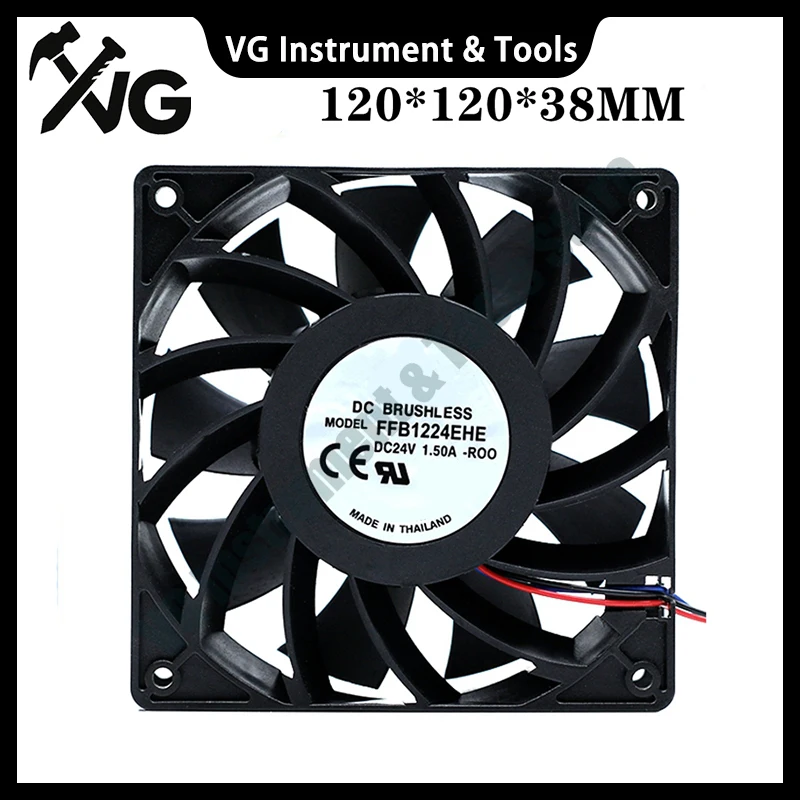 New For Original 24V 1.50A FFB1224EHE 12cm 12038 Ant S9i Gale Volume Violent Inverter Cooling Fan