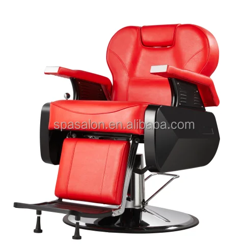 Beauty Barbershop Antieke salonuitrusting en meubilair Kapsalonstoelen Metalen kappersstoel Leren kappersstoel