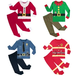 Boys Pajamas Carnival Pyjama Kids Pajama Sets Police Pjs Toddler Girl Unicorn Sleepwear Children Christmas Cosplay Nightwear