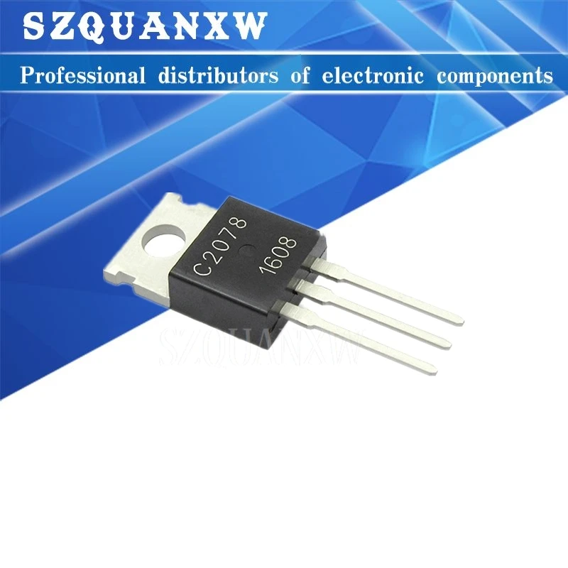 10 piezas C2078 TO220 2SC2078 TO-220 2078 3A 80V