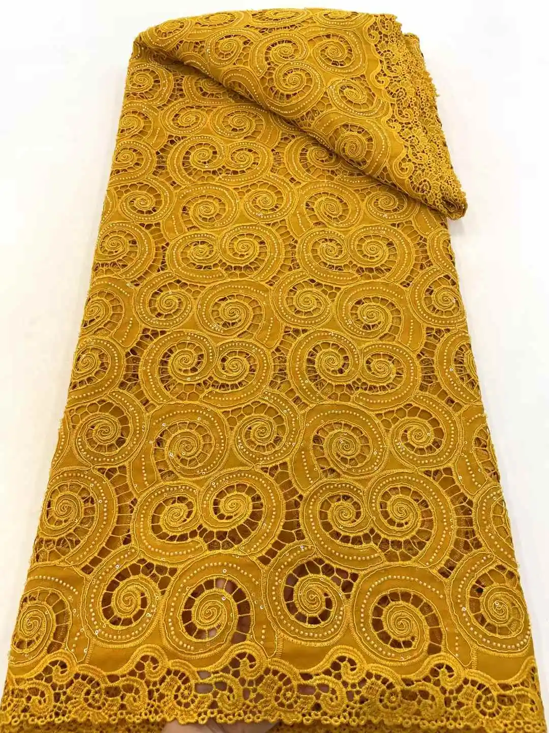 الأفريقي جبر شبكة الدانتيل مع الترتر الفرنسية صافي نسيج الدانتيل الخياطة المطرزة الخرز الدانتيل تول فستان الزفاف النيجيري-WS