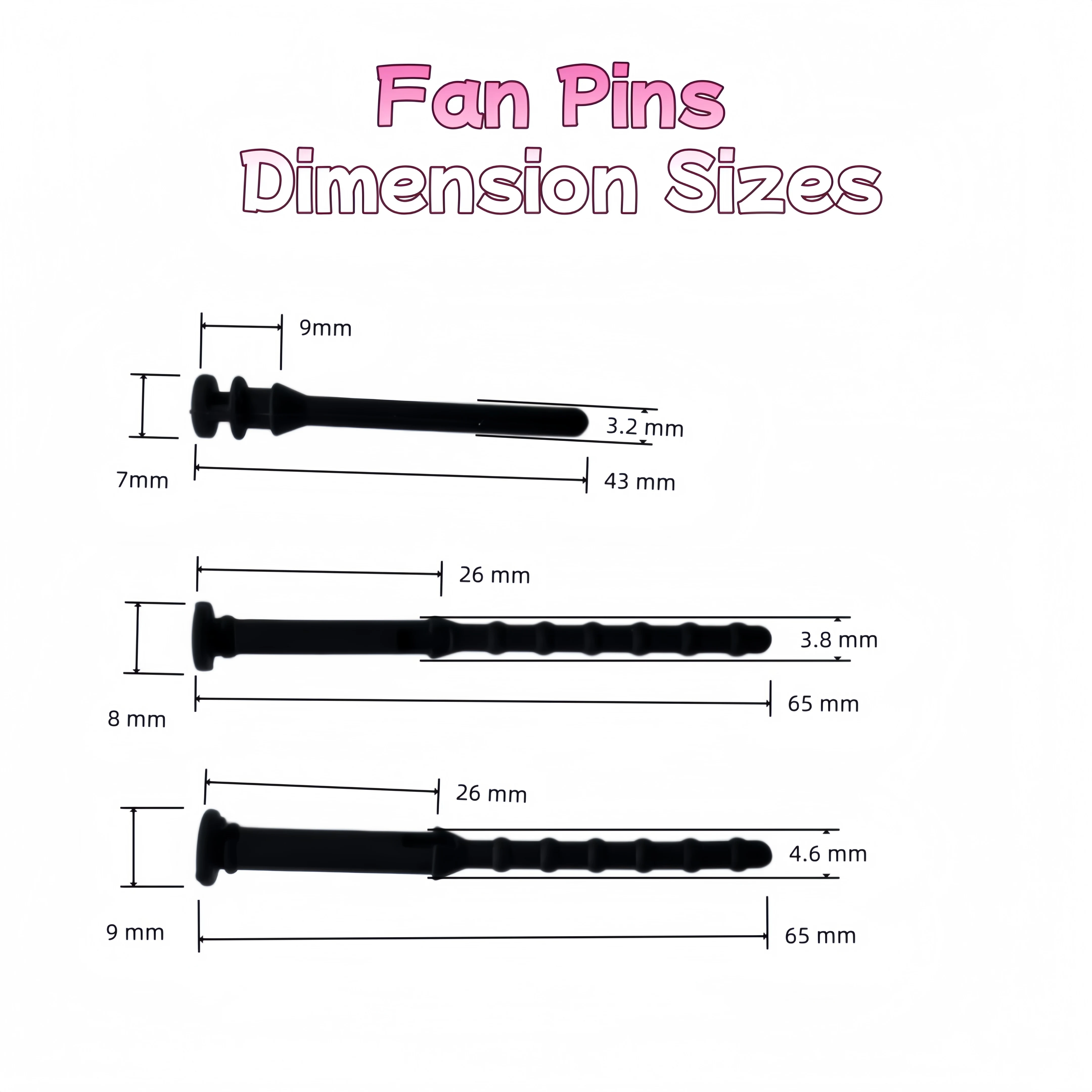 20 PCS Anti-Vibration Rubber Fan Rivets Soft Silicone Noise Reduction Fan Mounting Pins Screws For 80/120/140mm PC Case Coo - view 4