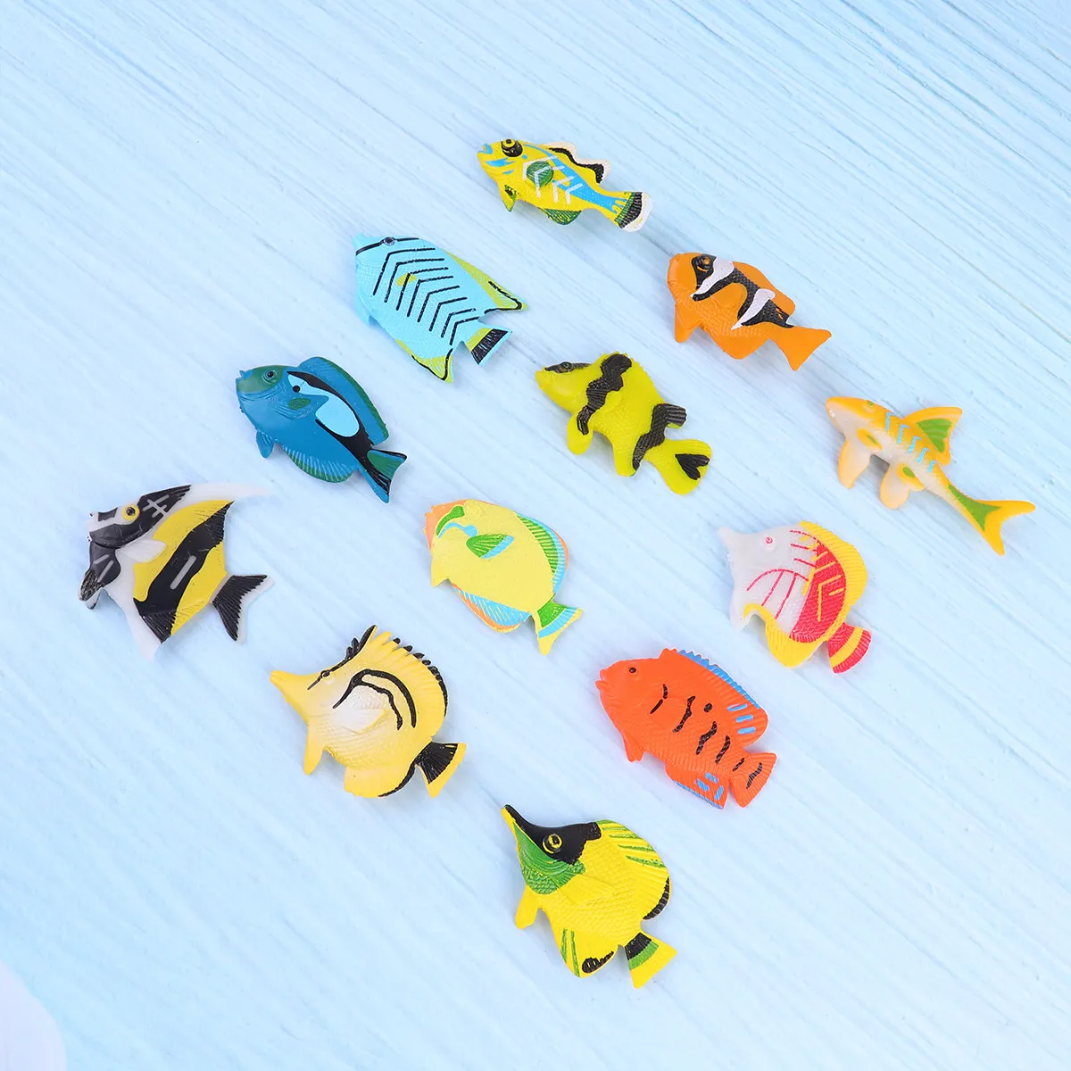 Simulation Decoration Realistic Halloween Christmas Realistic Fish Toy Fake Fish Toy Mini Fish Toy Marine Fish Toy 1SET