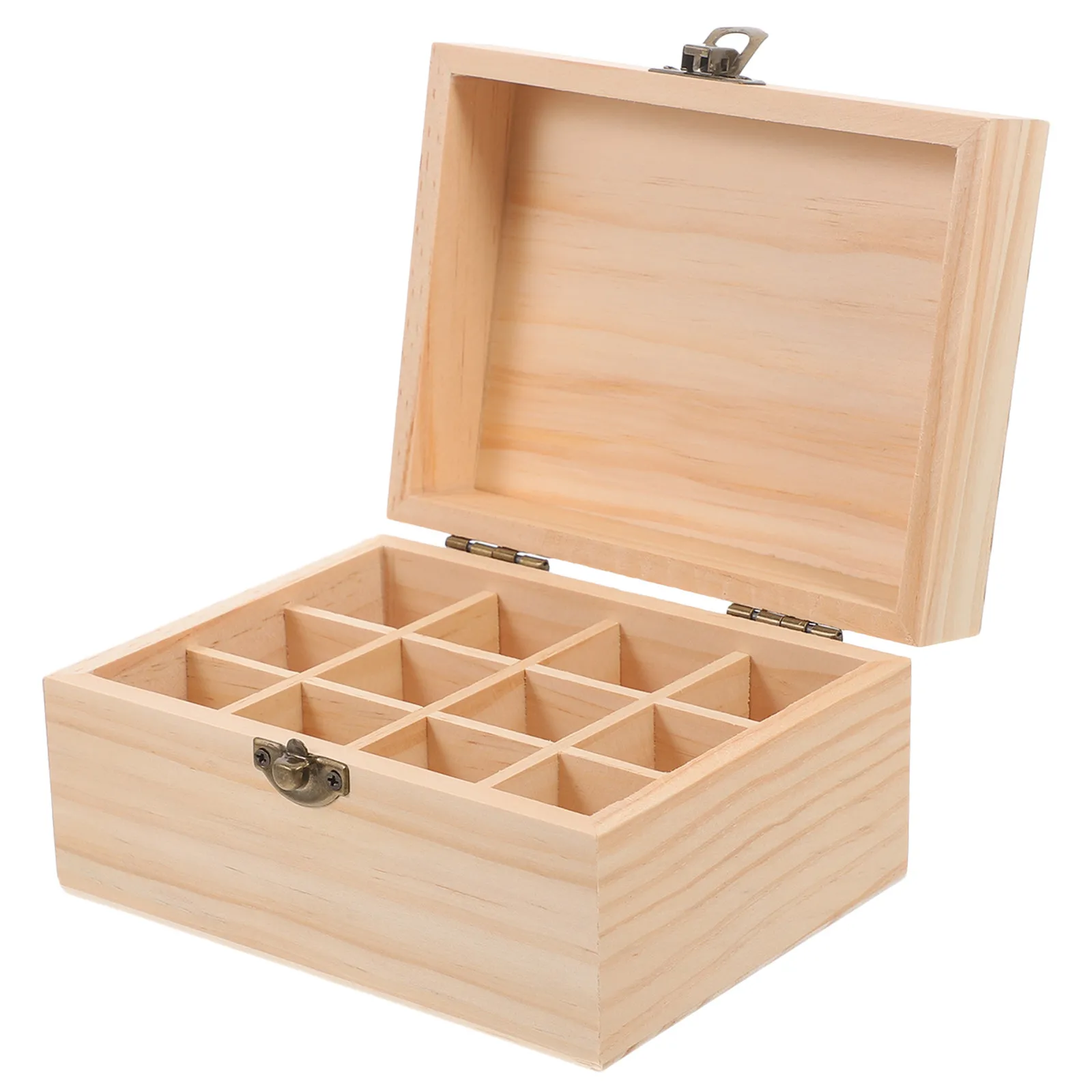 

Wooden Essential Oil Storage Box Multi- -Compartment Organizer Storage Case for Essential Oil Bottles Dropper Bottle