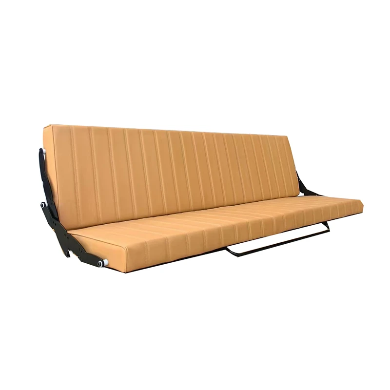 Flip‑Up Leather Sofa‑Style Cushion Unit Motorhome Van Interior Modification Accessory