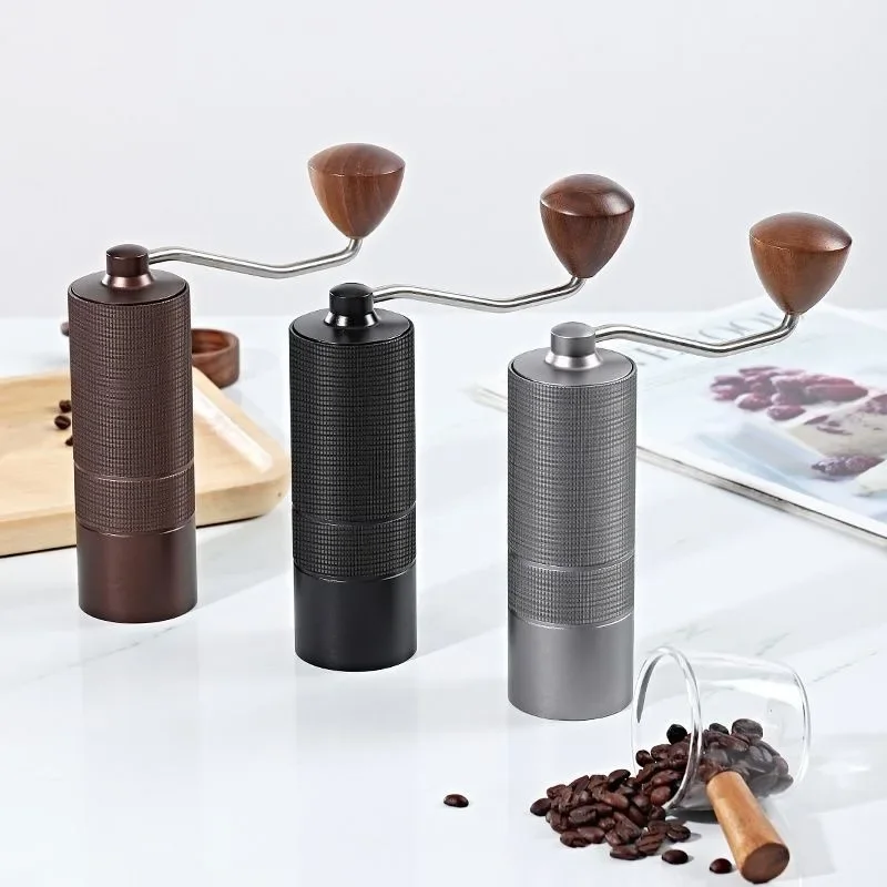 Manual Coffee Grinder Numerical External Setting Stainless Steel Conical Burr Fit Drip Espresso Barista  Manual Coffee  Grinders