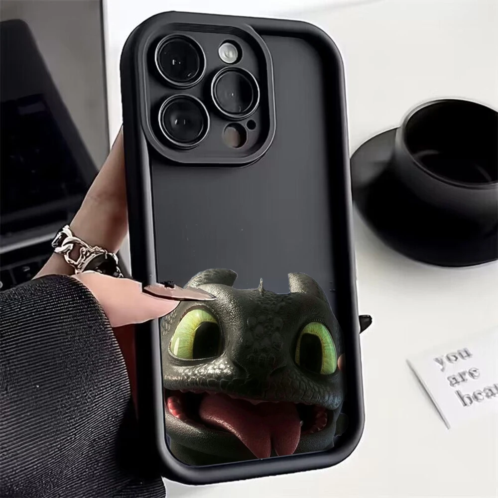 Lovely couple Toothless Fury Dragon Phone Case For Xiaomi Redmi 9A 9C 10 10C 12C K40 K50 10 11 12 Pro 5G Cover With Hand Strap