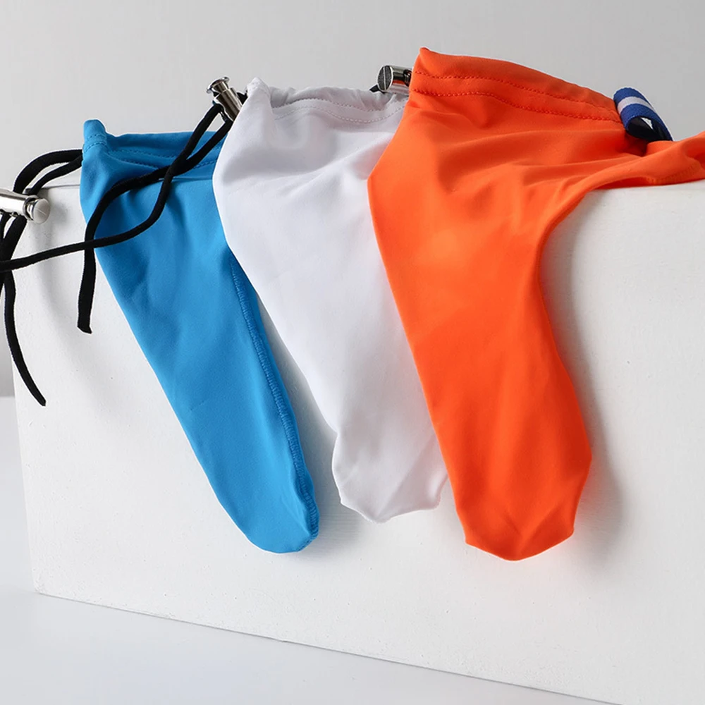 Men Sexy C-string Penis Pouch G-String Man Crotchless Panties Sexy Erotic Lingerie Cock Pocket Underwear Open Butt Strap Thongs