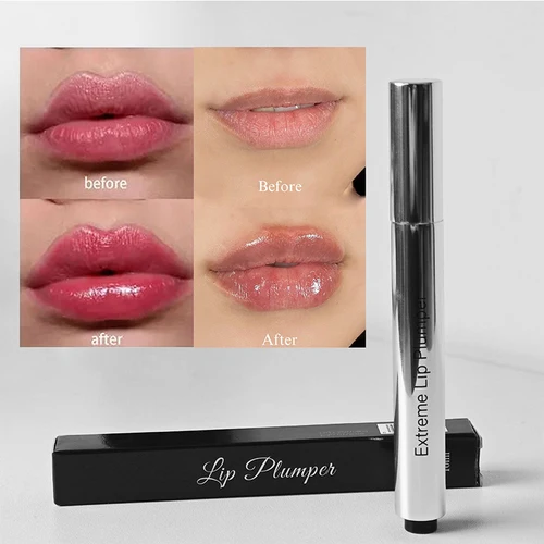 Imagen 2 del producto Aceite de colágeno para labios, volumise instantáneo de larga duración, hidrata profundamente, Reduce las líneas de los labios, aceite de bálsamo labial ligero no pegajoso