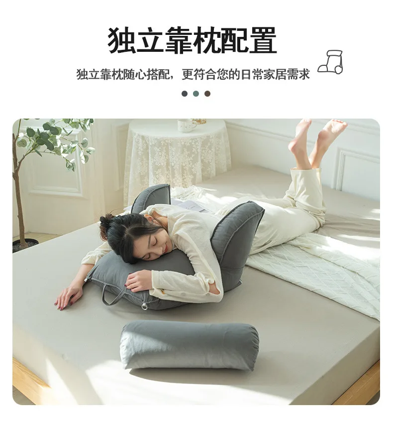 صالة كرسي مسند الظهر وسادة للسرير اللوح الأمامي الخيزران الفحم وسادة النساء الحوامل السرير وسائد القراءة الوسائد الخصر