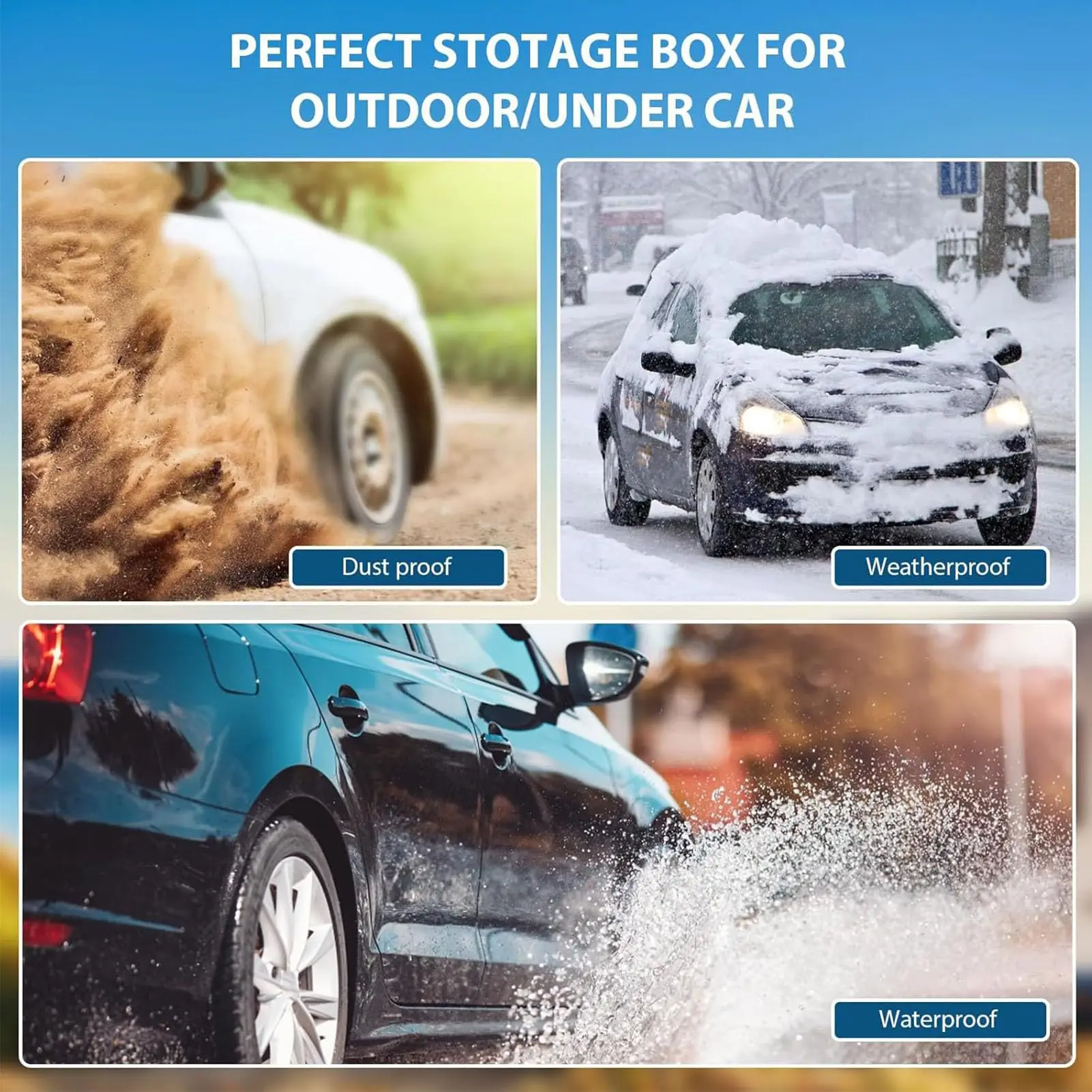 Magnetic Key Holder Under Car Waterproof Magnetic Stash Box for GPS Tracker Hide a Key Tracker Holder Magnetic Key Box Concealed