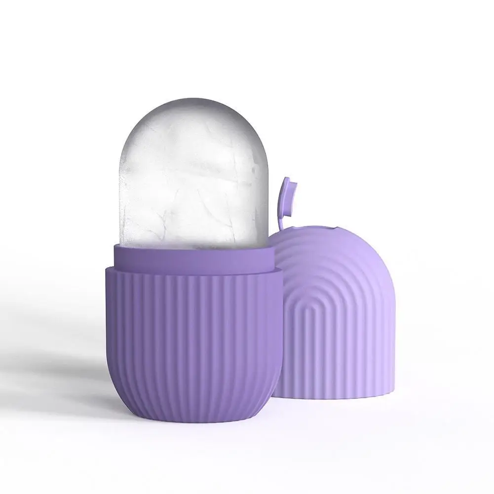 1pcs Silicone Cube Tray Mold Face Beauty Lifting Ice Face Tool Contouring Acne Eye Skin Massager Roller Ball Summer Care