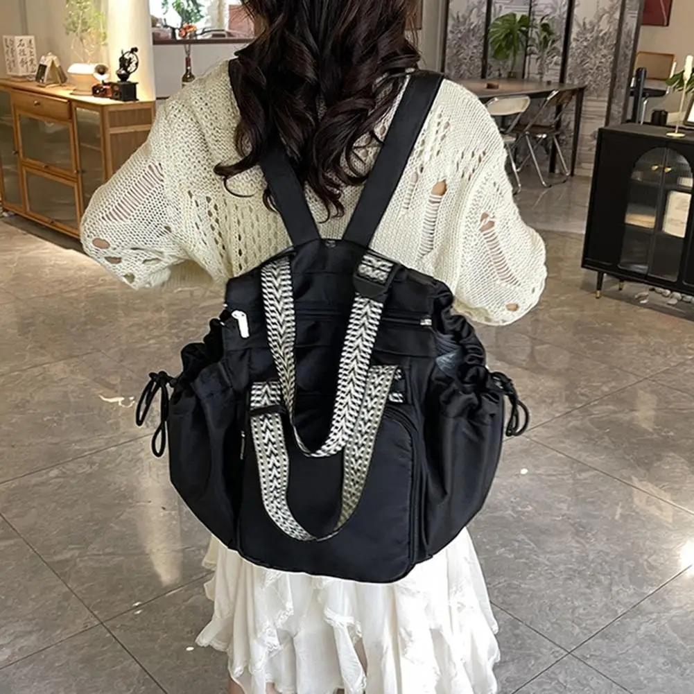 Convertible Tote Backpack Large Capacity Women Shoulder Bag Casual Crossbody Bag for Cosmetics Diaper Travel Work Use