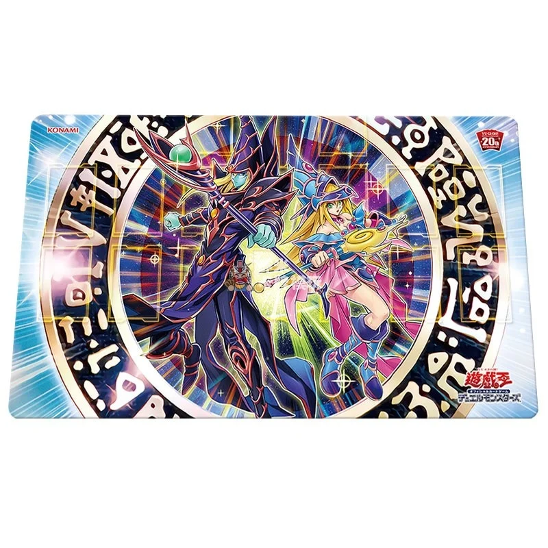 Yu-Gi-Oh Card Pad Black Magician of Chaos Girl Yugi Muto Rubber Thicken Diy Action Toy Figures Game Collection Dueling Disc