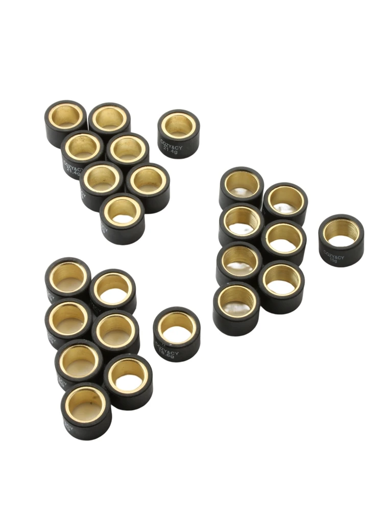 8 szt. Rolki wariatora wyścigowe 15g 18.6g 21.4g 25x17mm do Piaggio Beverly Tourer Eu3 400 X Evo X8 400cc Skuter — zdjęcie 2