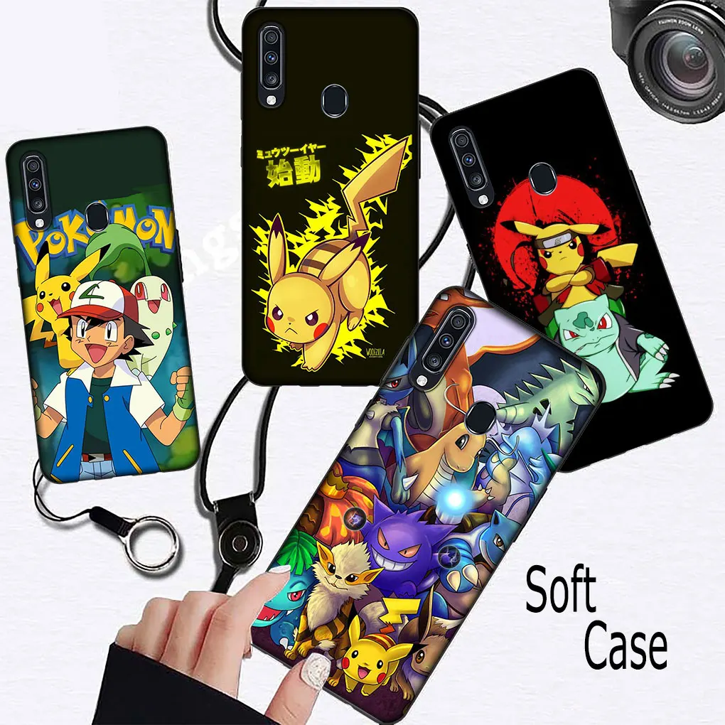 Pokemon Pikachu Cute Soft Casing for Huawei Y7A Y6P Y5P Y6 Y7 Y9 Prime 2018 2019 Y8P Y9A Y8S Y9S P Smart Phone Cover Case