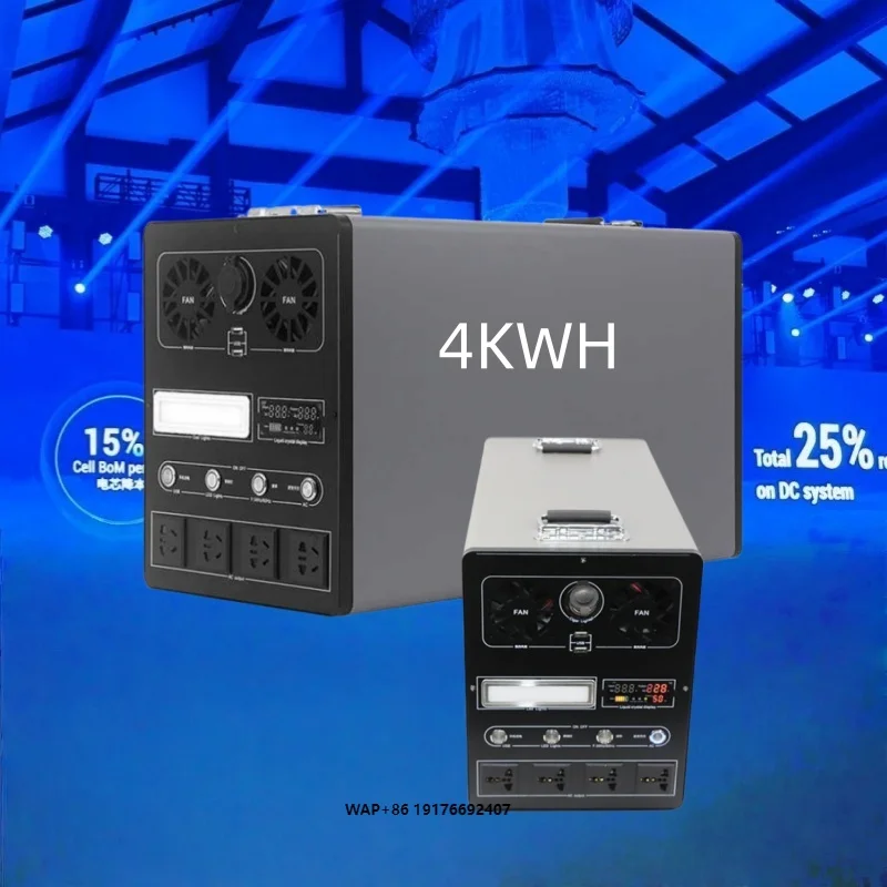 

4KW 3000W Solar Generator Portable Lithium Power Station Power Banks & Power Station Generator Solar Best Solar Generator