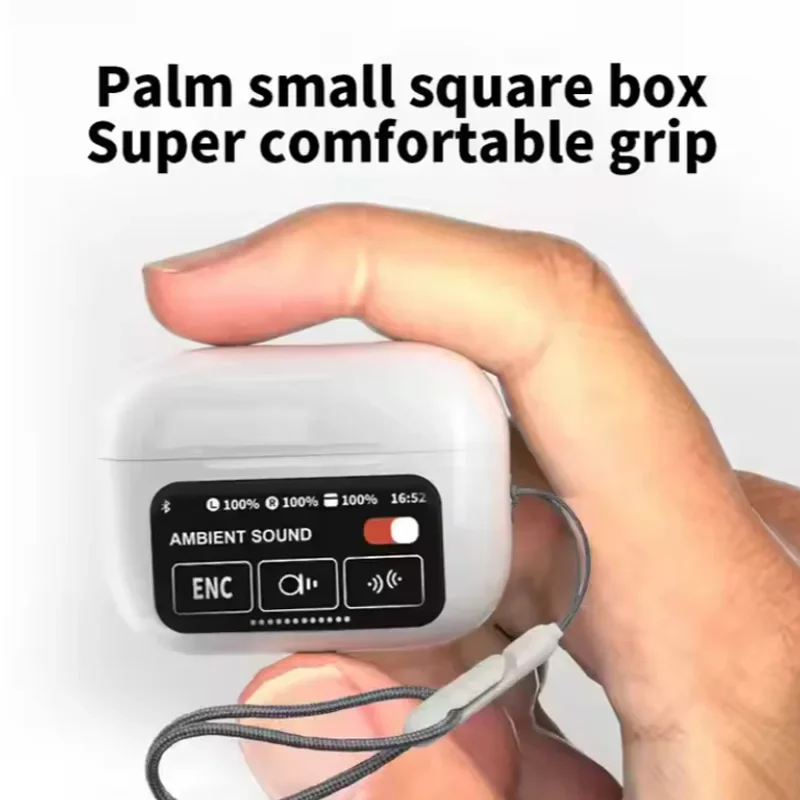 GEFENIS A12PRO Bluetooth Headphones With Built-in Microphone, Featuring Waterproof Function And Equipped With LED Display Screen