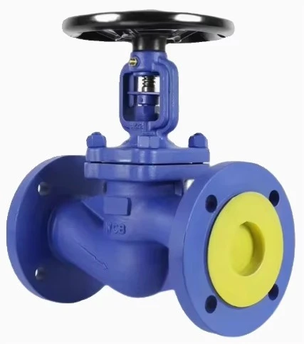 Cast Steel Manual Globe Valve With Bellow Seal PN16 PN25 Flange Type For Oil High Temperature Steam And Water Application