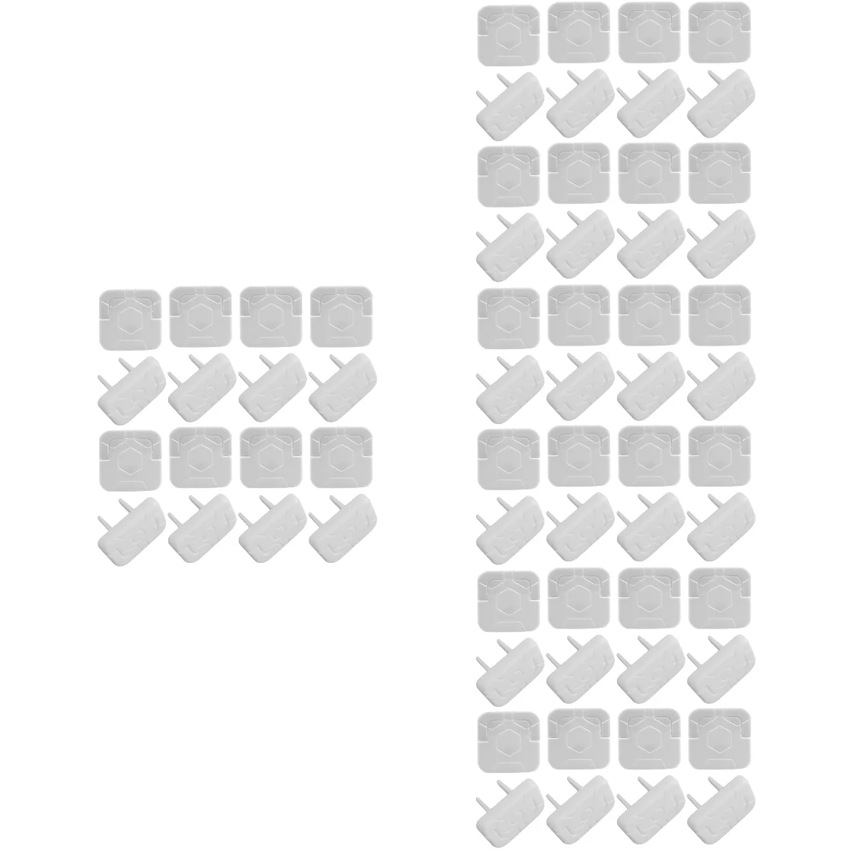 Set of 4 American Standard Socket Plug Outlet Plugs Baby Proof Protector Childproof Cover Abs Covers Proofing