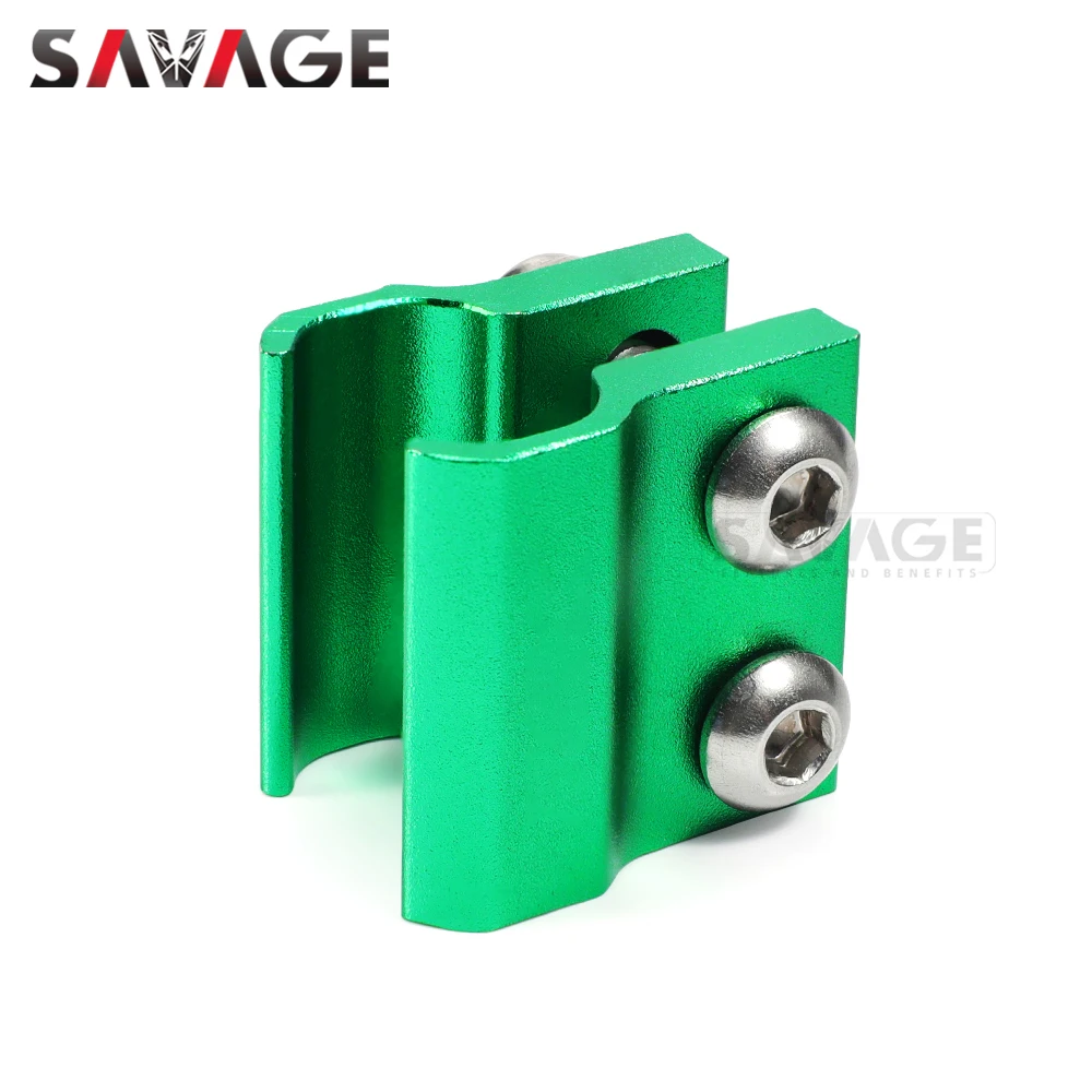 KX KLX-abrazadera de guía de manguera de freno delantero y trasero, soporte de fijación para Kawasaki KLX450R, KX250, KX450, KLX, KX 125, 250, 450,